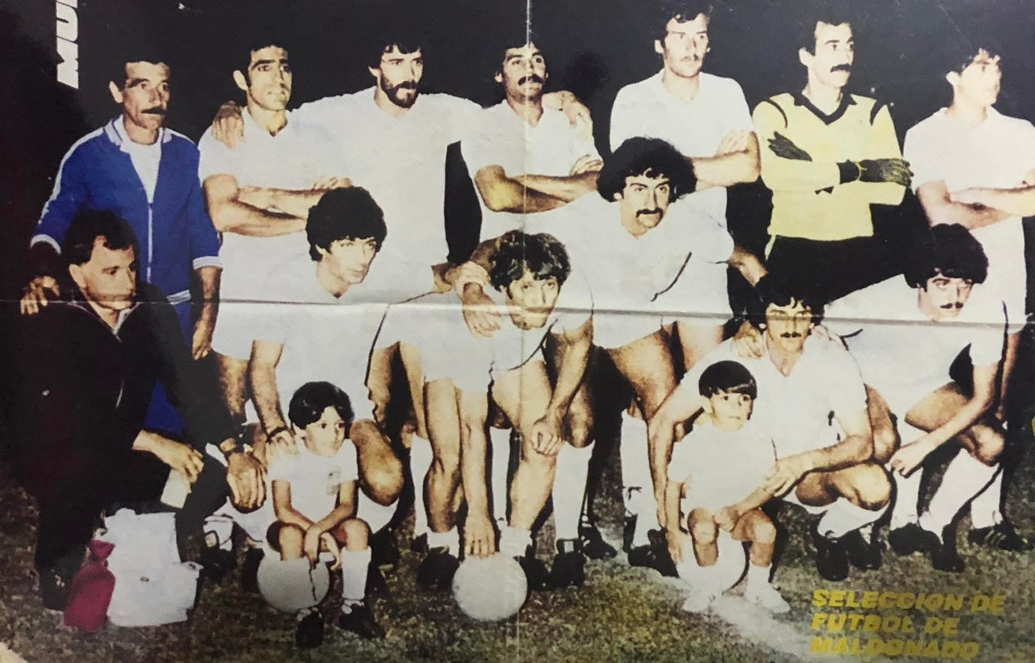 Gran selección de Maldonado que obtuvo el bicampeonato del Interior de OFI. (Foto: Néstor Francia Costa).
